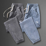 Spring And Autumn New Jeans Men's Stitching Ankle Banded Pants - AL MONI EXPRESS