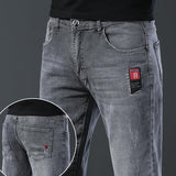 Spring And Autumn Slim Fit Skinny Stretch Fashion Trendy Handsome Casual Boy Jeans - AL MONI EXPRESS