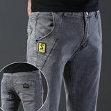 Spring And Autumn Slim Fit Skinny Stretch Fashion Trendy Handsome Casual Boy Jeans - AL MONI EXPRESS