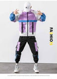 Spring And Autumn Sports Suit Street Trendy Boys Casual Workwear Jacket Multi-pocket Trousers Two-piece Set - AL MONI EXPRESS