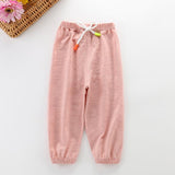 Spring And Summer New Children'S Mosquito Pants, Boys And Girls, Infants, Korean Version Of Bloomers, Thin Loose Trousers - Almoni Express