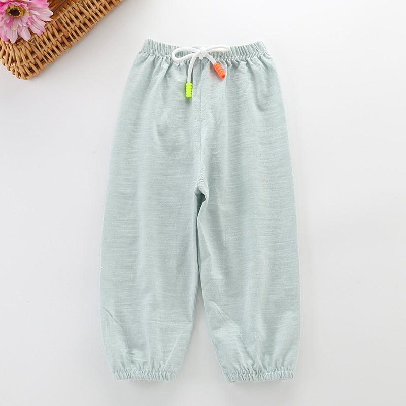 Spring And Summer New Children'S Mosquito Pants, Boys And Girls, Infants, Korean Version Of Bloomers, Thin Loose Trousers - Almoni Express