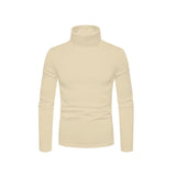 Spring Autumn And Winter Base Knitted Shirt Male - Almoni Express