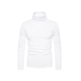 Spring Autumn And Winter Base Knitted Shirt Male - Almoni Express