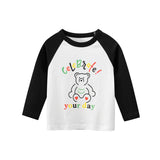 Spring Girls' T-Shirt Long Sleeve T-Shirt Baby Clothes - Almoni Express