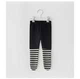 Stitched striped tights - Almoni Express