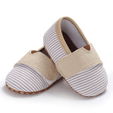 Striped Baby Shoes Baby Shoes Soft Sole Toddler Shoes - Almoni Express