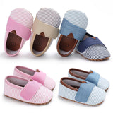 Striped Baby Shoes Baby Shoes Soft Sole Toddler Shoes - Almoni Express