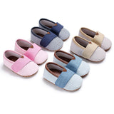 Striped Baby Shoes Baby Shoes Soft Sole Toddler Shoes - Almoni Express