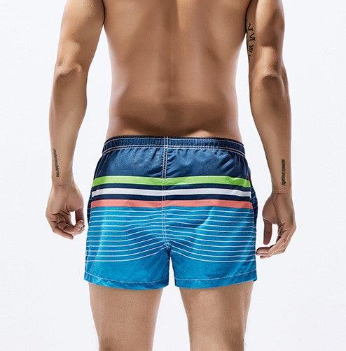 Striped printed casual shorts - Almoni Express