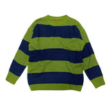 Striped Round Neck Men's Autumn And Winter Loose And Lazy Style Sweater - Almoni Express