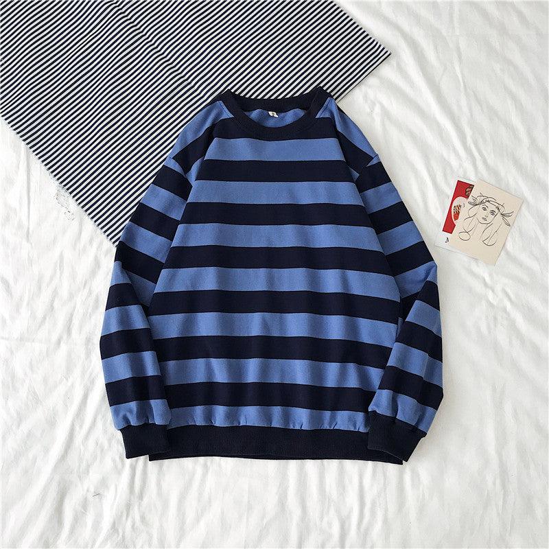 Striped Trendy Sweater Men's Hip Hop - AL MONI EXPRESS