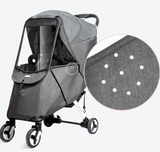 Stroller Windshield Rain Cover Universal Warm Winter Children Wind And Rain Protection - Almoni Express