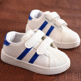 Student Children's Shoes Shell-toe Sports White Shoes Explosive Style Boys Sneakers - Almoni Express