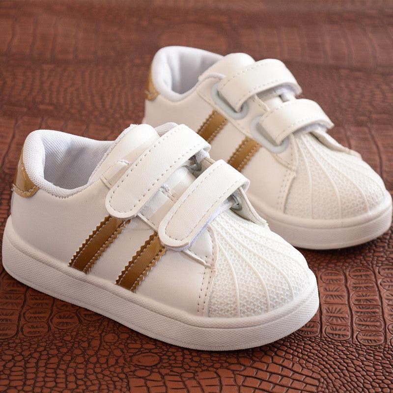 Student Children's Shoes Shell-toe Sports White Shoes Explosive Style Boys Sneakers - Almoni Express