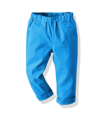 Student School Uniform Pants Baby Cotton Casual Trousers - Almoni Express