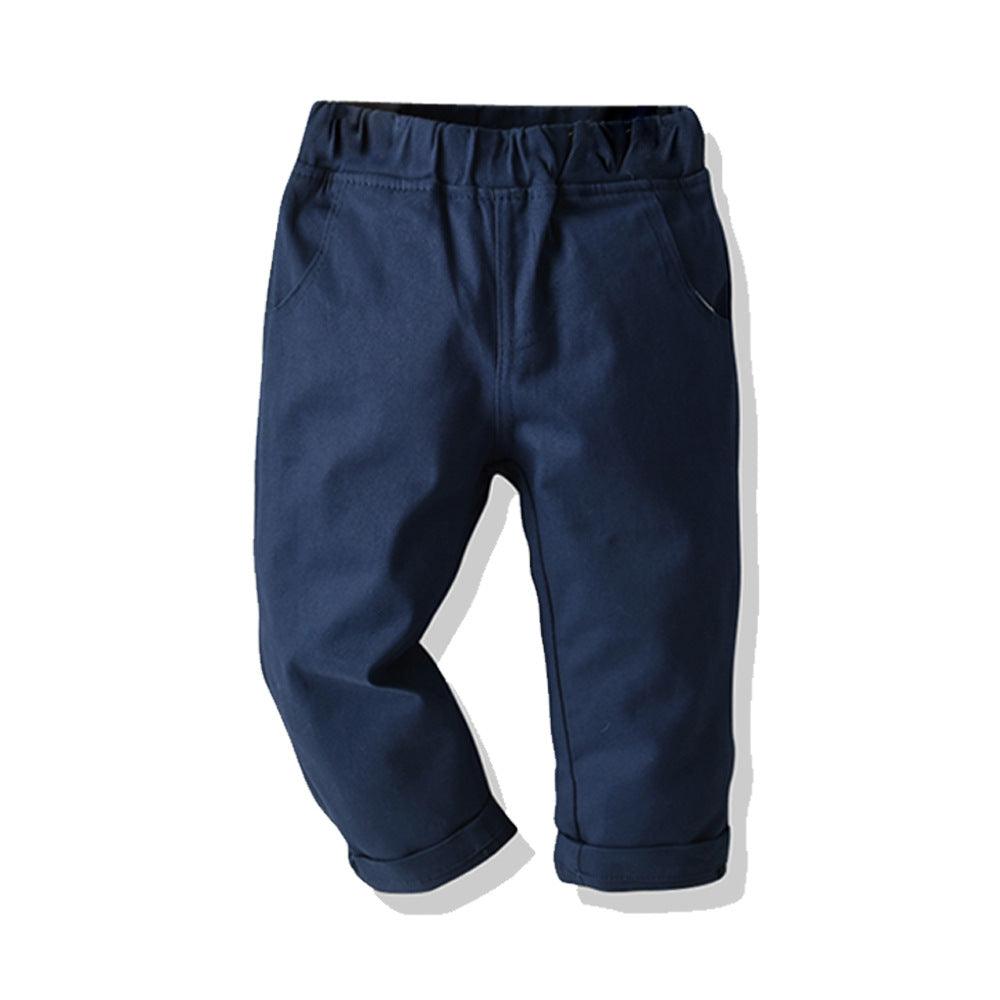 Student School Uniform Pants Baby Cotton Casual Trousers - Almoni Express