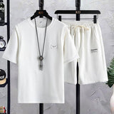 Suit Short Sleeve T-shirt Men's Summer - AL MONI EXPRESS