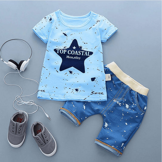 summer baby boys outfits sports - Almoni Express