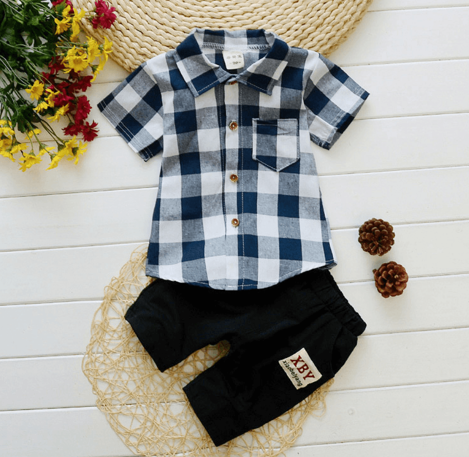 summer baby boys outfits sports - Almoni Express