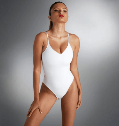 Summer Bikini Backless String Large Size Sexy Solid Color Triangle One-piece Swimsuit Womens Clothing - AL MONI EXPRESS