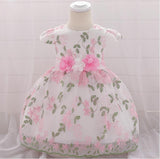 summer children's clothing new baby birthday party wedding dress skirt girls fluffy dress - Almoni Express