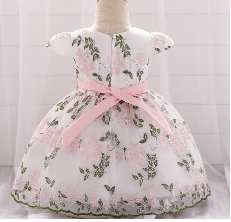 summer children's clothing new baby birthday party wedding dress skirt girls fluffy dress - Almoni Express