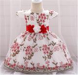 summer children's clothing new baby birthday party wedding dress skirt girls fluffy dress - Almoni Express