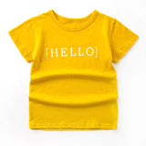 Summer Children's Short-Sleeved Boy T-Shirt Cotton Bottoming Top - Almoni Express