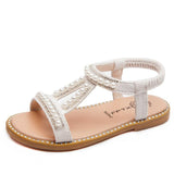 Summer Girls Pearl Toe Princess Sandals - Almoni Express