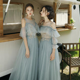 Summer Long-Sleeved Meat-Covering Evening Dress - Almoni Express