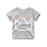 Summer New Boys' Short Sleeve T-shirt Children's T-shirt - Almoni Express