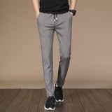 Summer New Ice Silk Casual Pants Men - Almoni Express