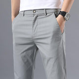 Summer Pants Men's Pants Thin Summer Casual Pants Men's Ice Silk Pants - Almoni Express