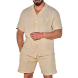 Summer Sports Short Sleeve Suit Loose - AL MONI EXPRESS