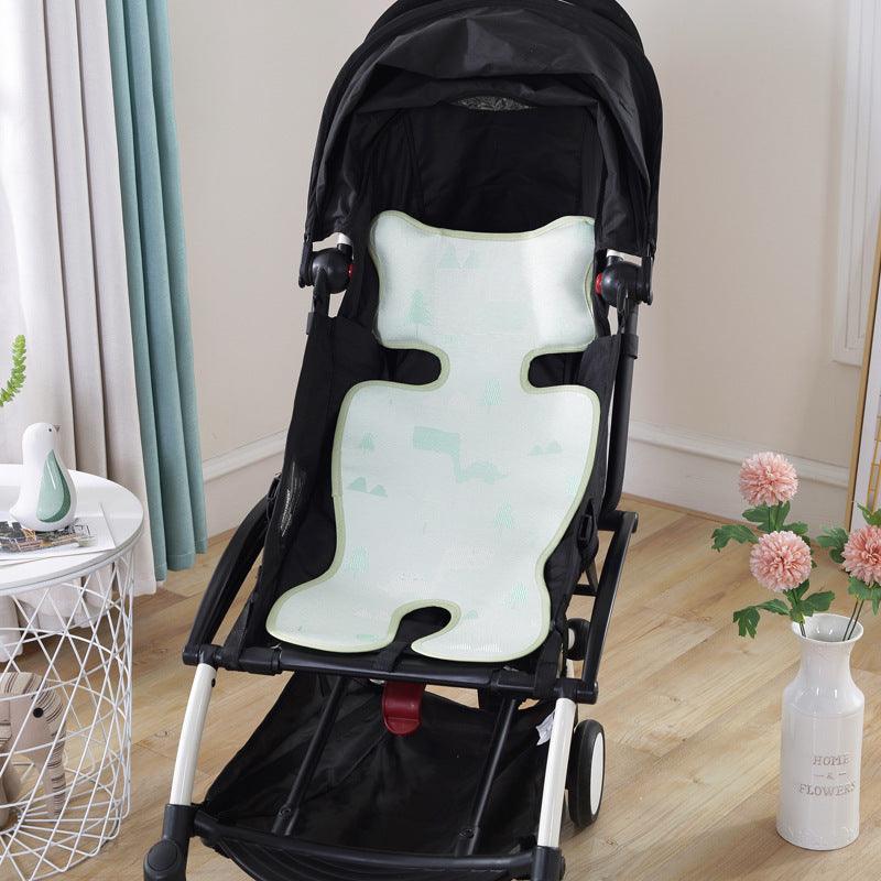 Summer Stroller Cooling Pad 3D Air Mesh Breathable Stroller Mat Mattress Latex Baby Car Seat Cover Cushion - Almoni Express