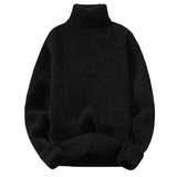 Sweater Soft Sweater Men's Slim-fit Thickened Pullover Bottoming Shirt - Almoni Express