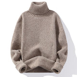 Sweater Soft Sweater Men's Slim-fit Thickened Pullover Bottoming Shirt - Almoni Express