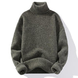 Sweater Soft Sweater Men's Slim-fit Thickened Pullover Bottoming Shirt - Almoni Express