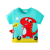 T-shirt Cotton Boy Baby Foreign Style Top T - Almoni Express