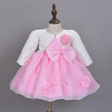 The Spring And Summer Of Years Old Female Infant Baby Child Princess Dress Girls DressPink Flower Girl Dress Skirt - Almoni Express