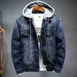 Thick denim jacket men - AL MONI EXPRESS