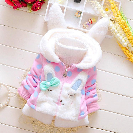 Thick Hooded Coat For Babies And Children - Almoni Express