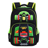 Three Dimensional Car Boys Primary School Trolley School Bag - Almoni Express