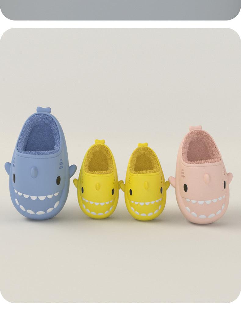 Three-dimensional Cartoon Shark Children Eva Slippers - Almoni Express