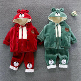 Three-piece Set Of Baby Clothes For Children And Children - Almoni Express