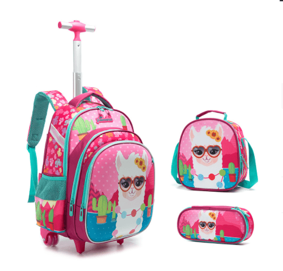 Three-piece Trolley Bag For Primary School Students - Almoni Express