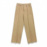 Tide Solid Colour Minimalist Washed Casual Trousers For Men - AL MONI EXPRESS