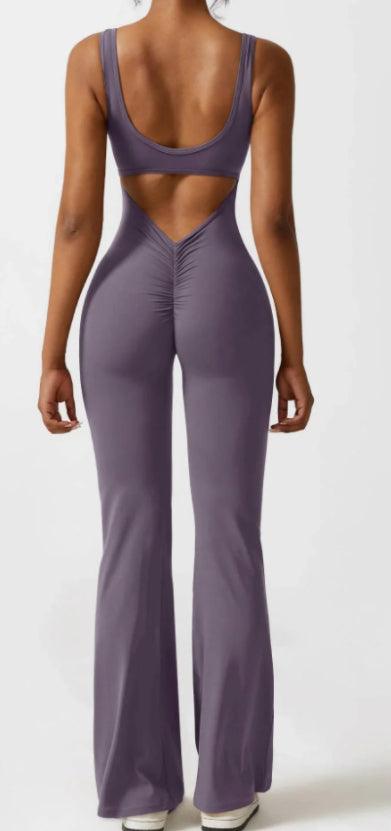 Tight Yoga Bodysuit Casual Hollow Seamless Womens Clothing - AL MONI EXPRESS