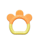 Toddlers Infants Baby Teething Toy Soft Silicone Fruit Teether Holder - Almoni Express